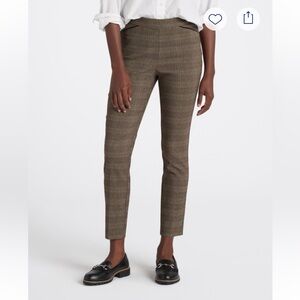 EUC!! Tribal Cienna Pull On Ankle Brown Plaid Pant -Size 12